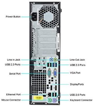 HP EliteDesk 800 G1 SFF, Intel 4th Core i5-4570, Ram3 4Gb, SSD 128G, DVD.